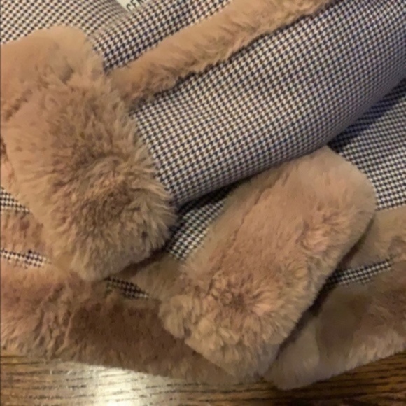 Opening Ceremony Insomniac Reversible Faux-Fur Houndstooth Jacket - Picture 8 of 10